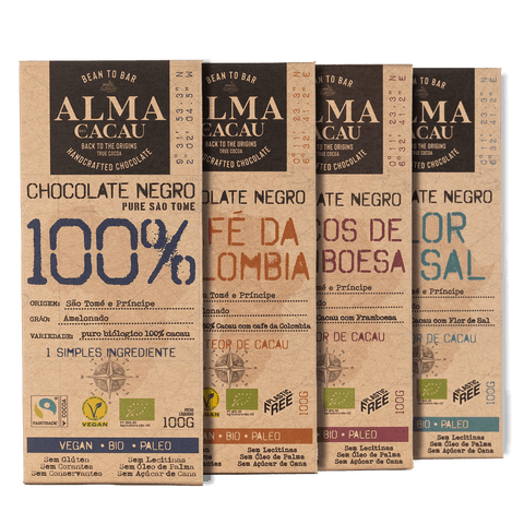 Handcrafted Organic Dark Chocolate Bars