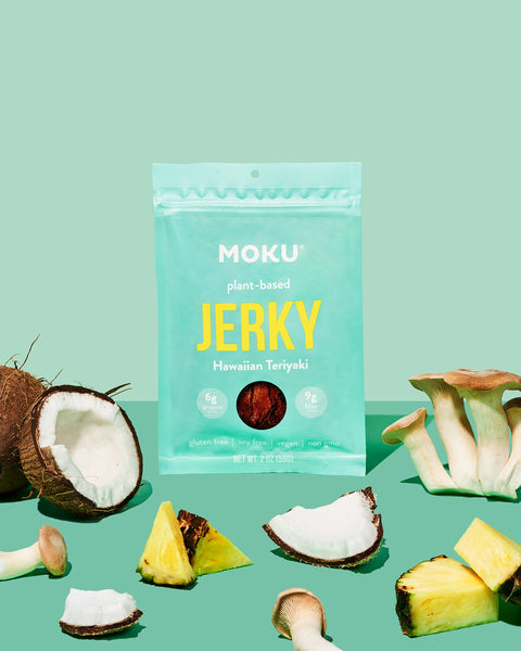 Jerky de Champignons Teriyaki Hawaïen par Moku Foods