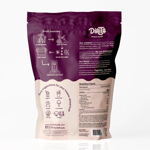 Freeze Dried Blueberry Snack
