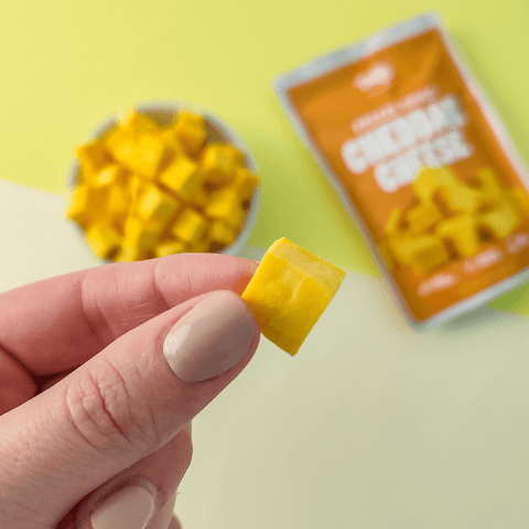 Freeze Dried Cheddar Cheese Snack