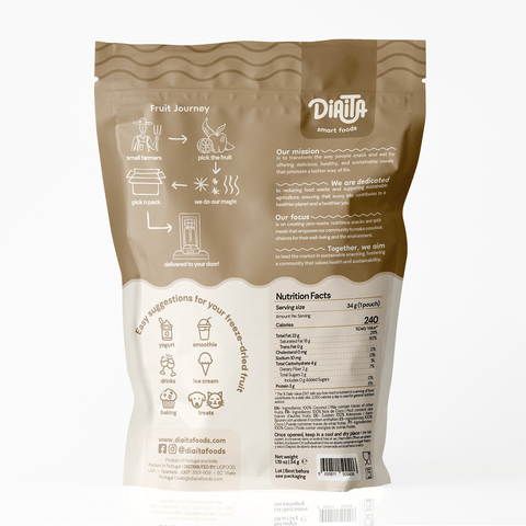Snack Bio de Noix de Coco Lyophilisée