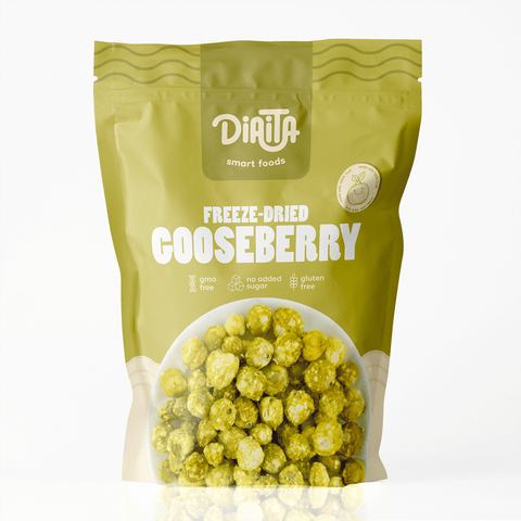 Frystorkade Krusbärssnacks