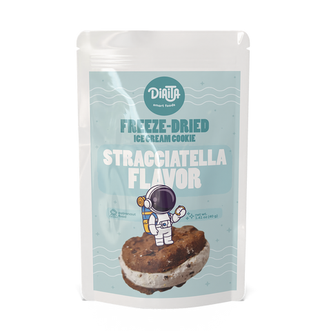 Glace Lyophilisée en Biscuit - Stracciatella
