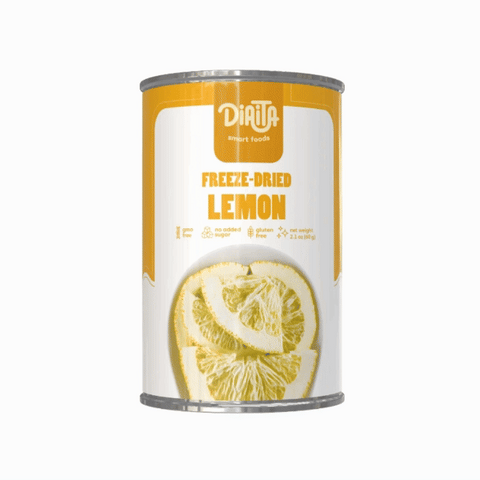 Freeze Dried Lemon Slices with Peel