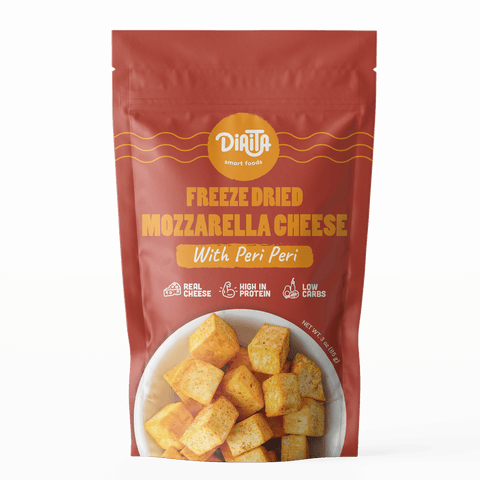 Freeze Dried Mozzarella Cheese With Peri Peri