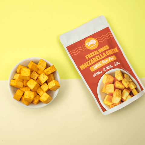 Freeze Dried Mozzarella Cheese With Peri Peri