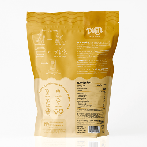 Freeze Dried Peach Snack