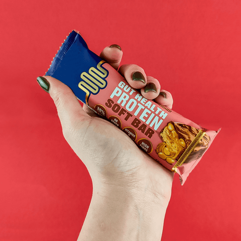 Barra de Proteína y Salud Intestinal (Maní & Crispies Choco)