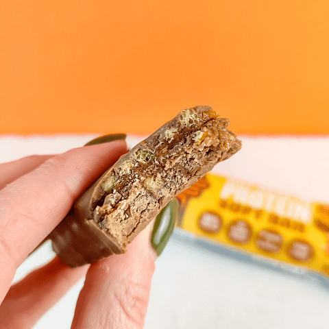 Barra de Proteína y Salud Intestinal (Caramelo & Choco Crujiente)