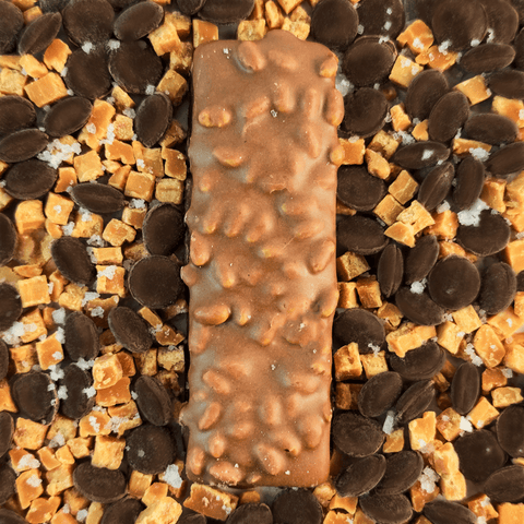 Barra de Proteína y Salud Intestinal (Caramelo Salado Choco)