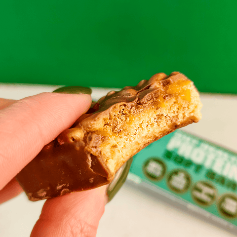 Barra de Proteína y Salud Intestinal (Caramelo Salado Choco)