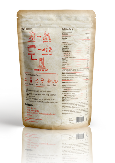 Freeze Dried Orange with Peel Snack