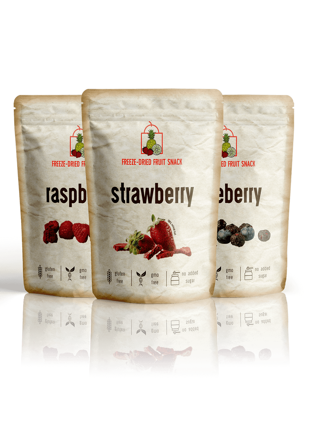Freeze Dried Berries Variety Pack Diaita Foods