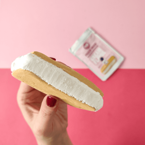 Sandwich à la Glace Lyophilisée (Saveur Crème)