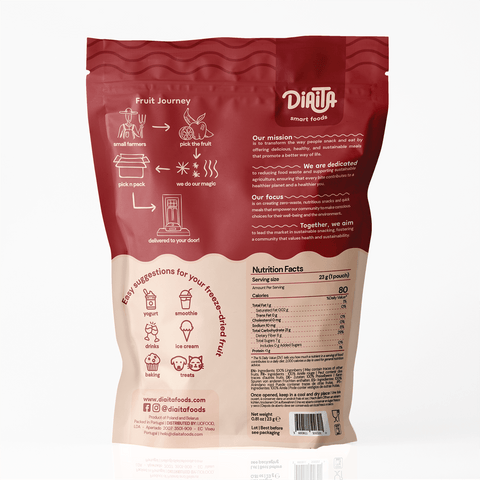 Snack de Lingonberry Lyophilisé