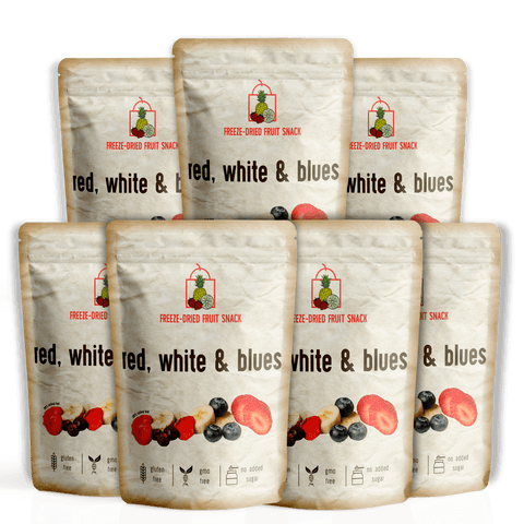 Frysetørket "Rød, Hvit & Blå" Snack