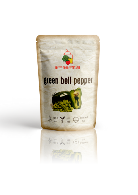 Freeze Dried Green Bell Peppers